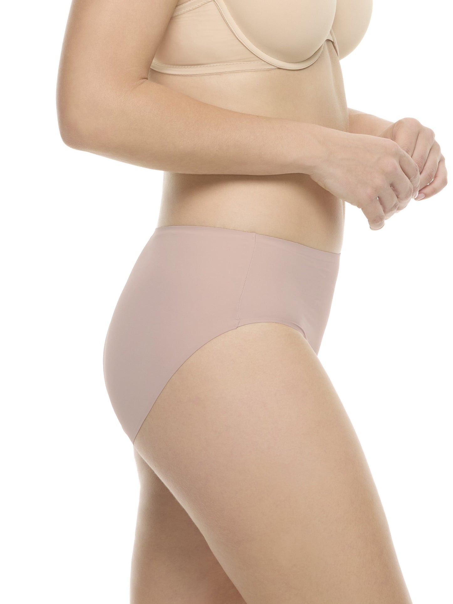 Contemporary Microfiber High-Cut Brief