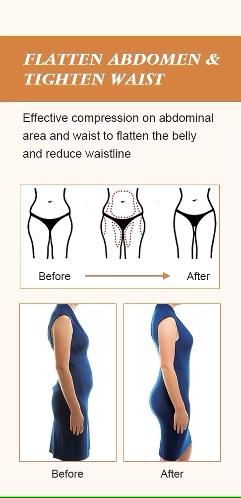 High Compression Waist Trainer Shapewear – Plus Size Body Shaper