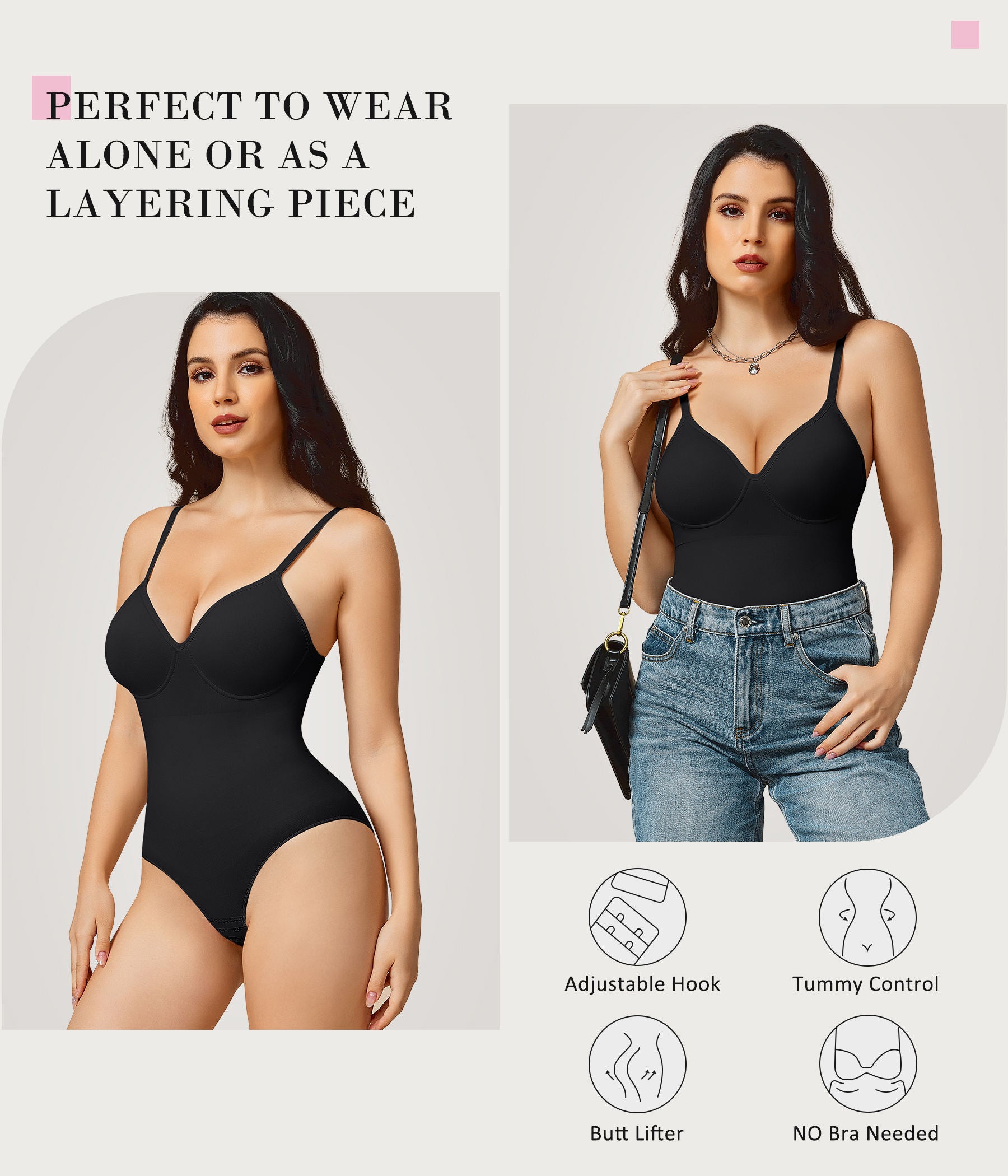 New Upgrade Slimming Bodysuit for Women – Seamless Firm Tummy Control Shapewear & Sculpting Body Shaper