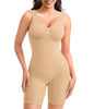 Women’s Seamless Bodysuit Shapewear – Plus Size Tummy Control Shorts Body Shaper with Back Support