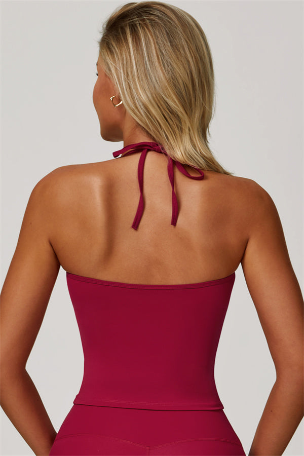 The Surge Halter Crop Top