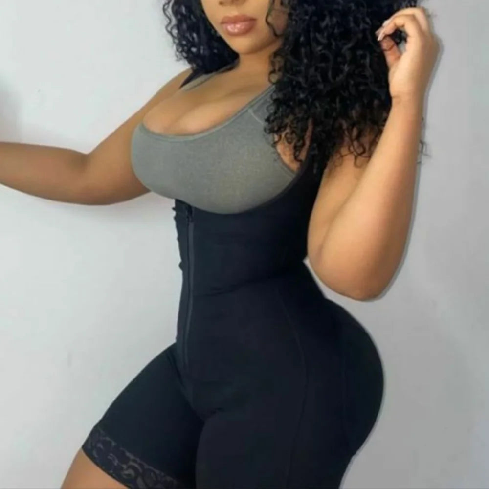 Fajas Mesh Bodysuit – Breathable Medium Compression Shapewear for Women
