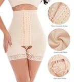 Comfortable body shaper high-waist briefs underwear.
