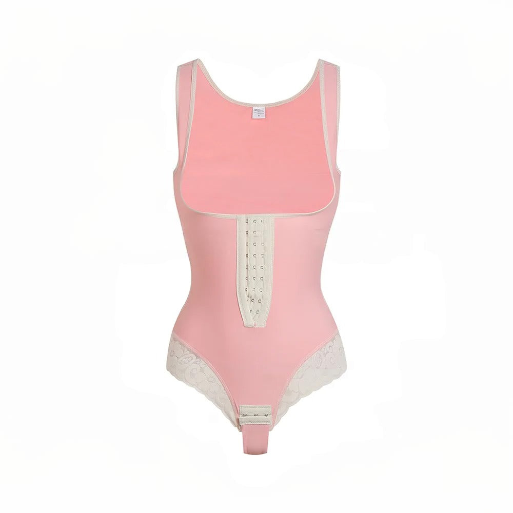 Fajas Colombianas Full Body Shaper – Medium Compression Postpartum Stage 2 Bodysuit