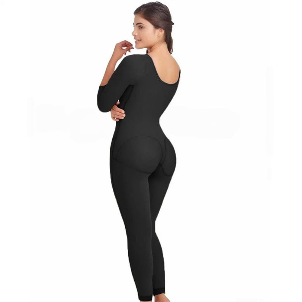 Original Colombian Full-Body Shaper with Bra – High Compression Postpartum Girdle for Women