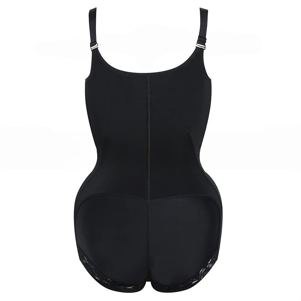 Women's Open Bust Shapewear Bodysuit – Medium Control Thong for Waist Shaping