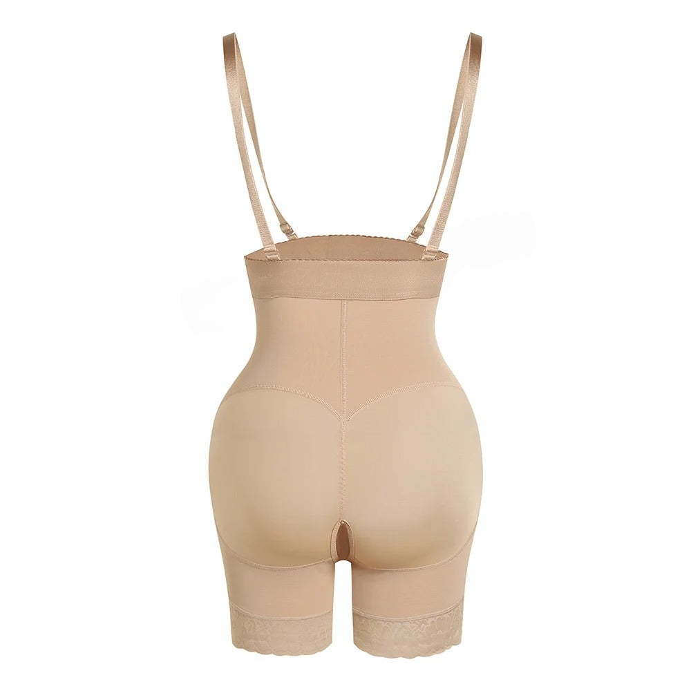 Women’s Seamless Colombian Corset Bodysuit – Light Control Shapewear, Waist Trainer & Adjustable Modeling Strap