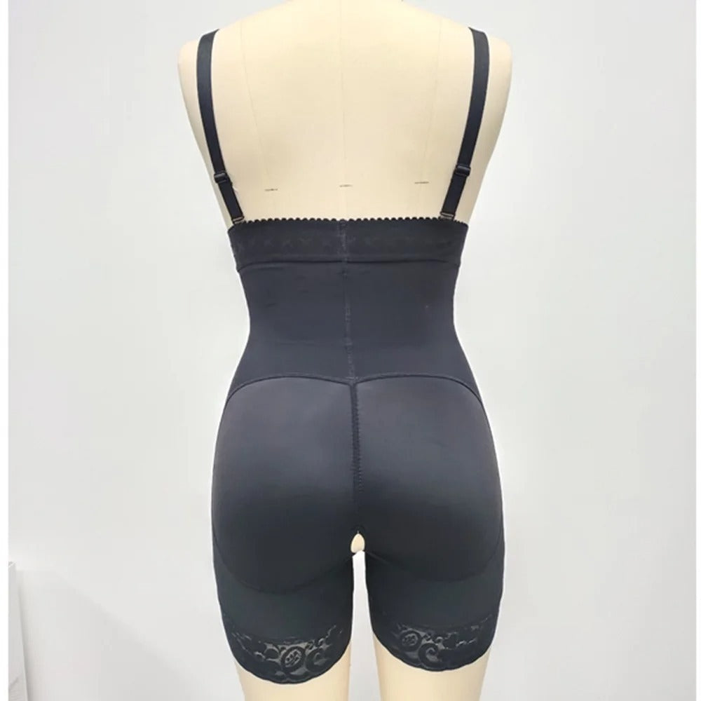 Women's Seamless Colombian Corset Bodysuit – Light Control Shapewear with Modeling Straps & Waist Trainer Effect