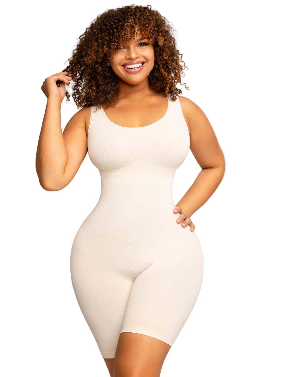 Women Seamless Outerwear Jumpsuit Shapewear