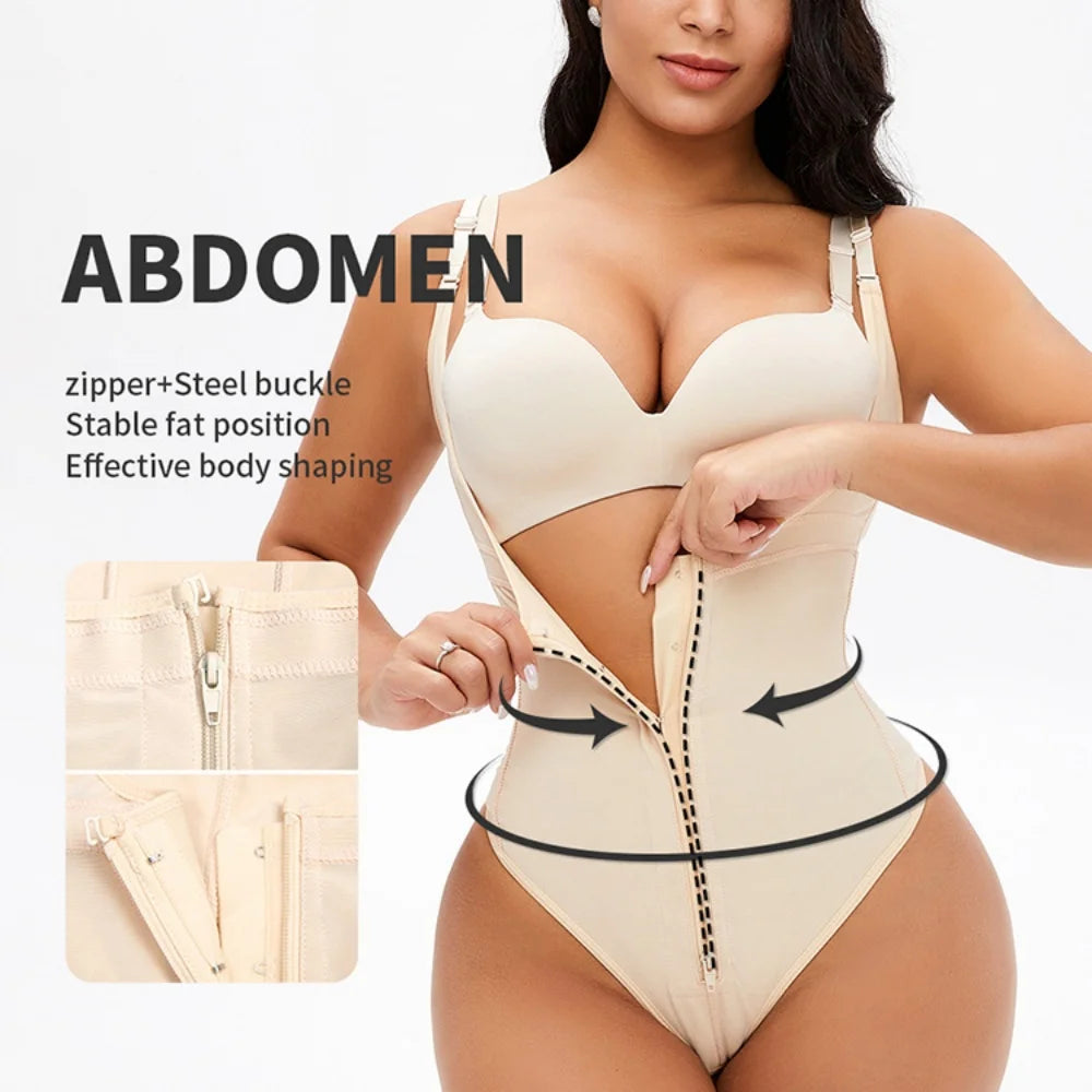 Anti Bacterial Full Body Shaper Bodysuit With Row – CS