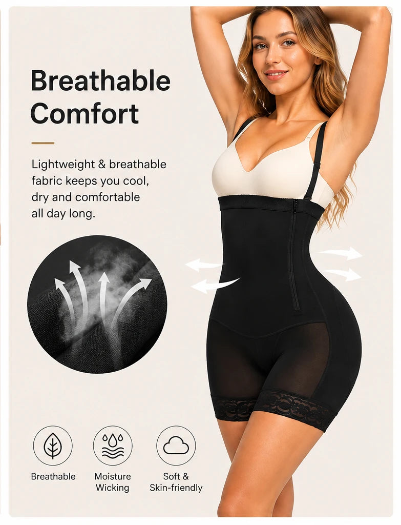 Tummy Control Butt Lifter Waist Slimming Full Body – Bokim