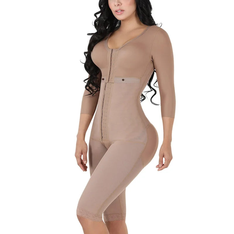Fajas Colombianas Full Body Shaper for Women – Firm Compression Post-Surgery Bodysuit