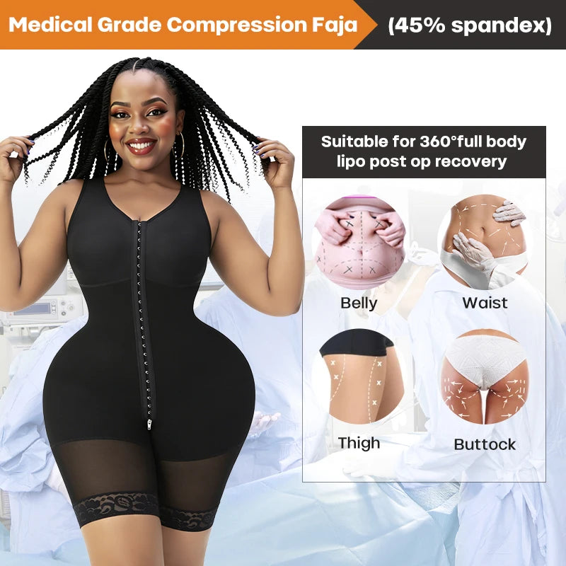 Custom Open Crotch Post Op Bbl Faja Full – Sculpt Shape Wear