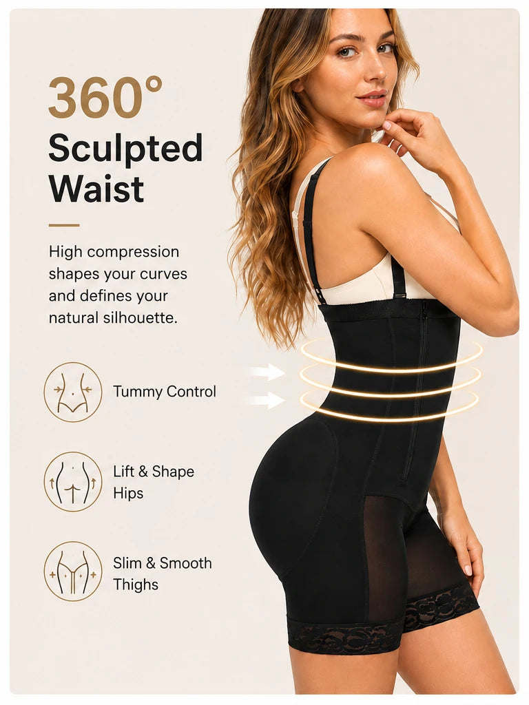 Tummy Control Butt Lifter Waist Slimming Full Body – Bokim