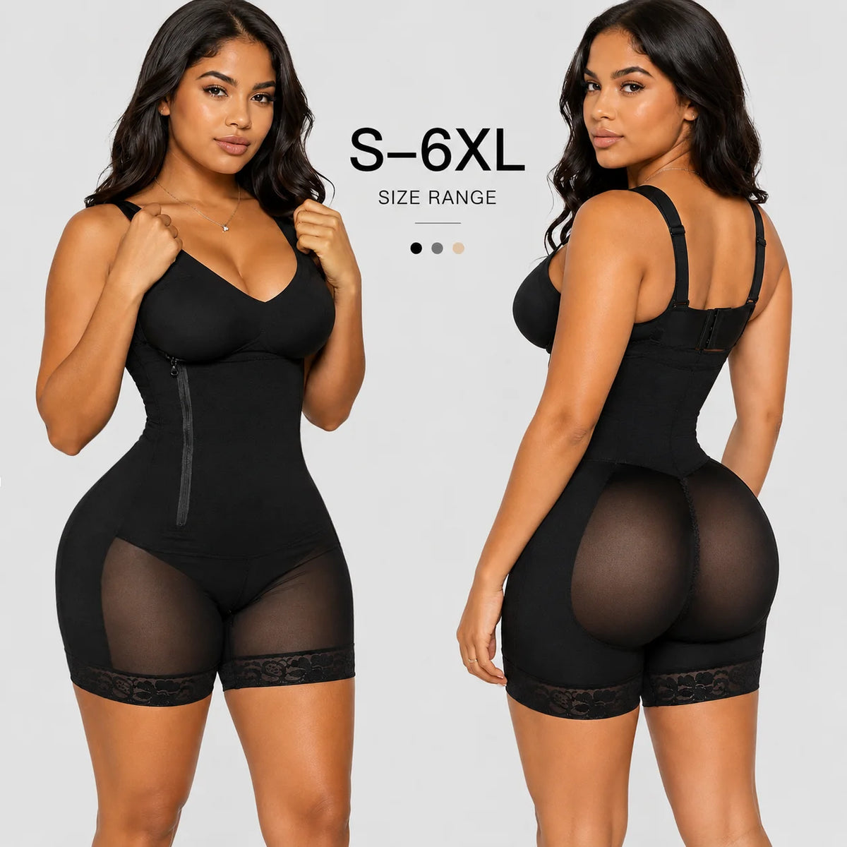 Tummy Control Butt Lifter Waist Slimming Full Body – Bokim