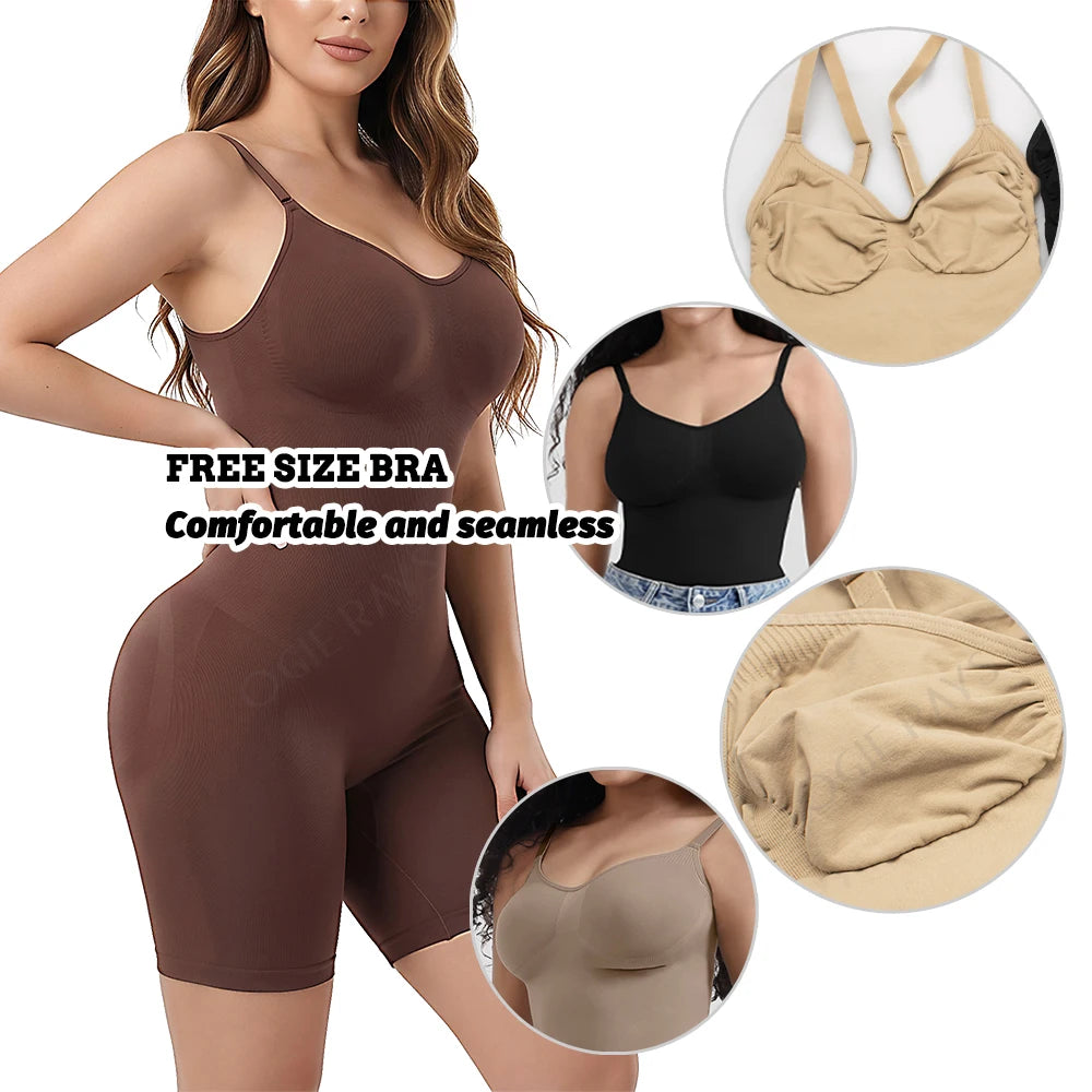 Plus Size One Piece High Compression Seamless Skim – OGLERAYS