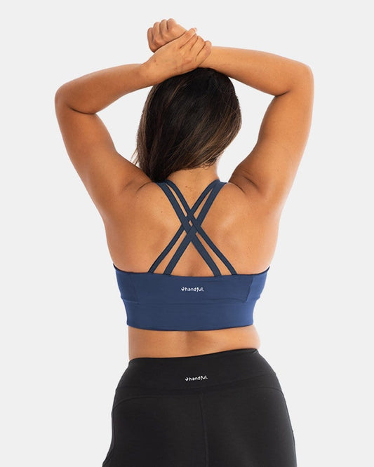 Double Down Bra â€“ Night Swim Navy