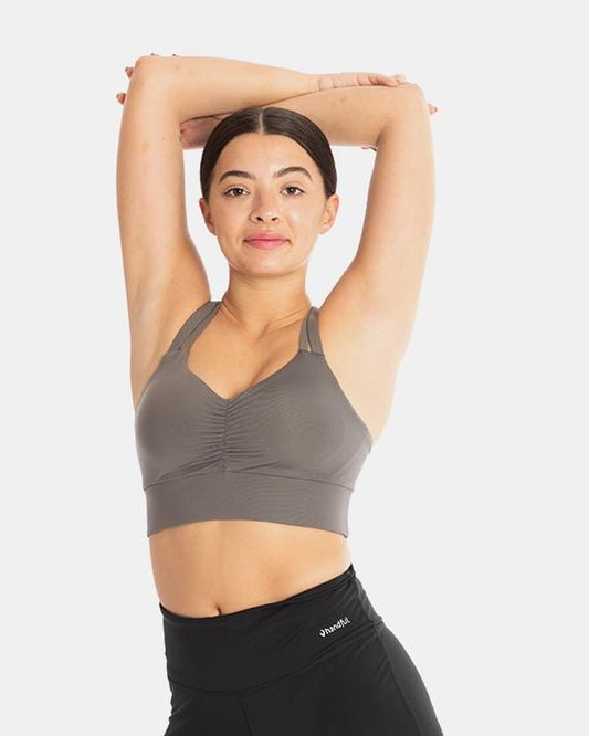 Double Down Bra â€“ Magnetic Gray
