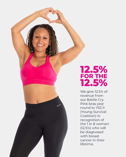 Y-Back Bra â€“ Battle Cry Pink