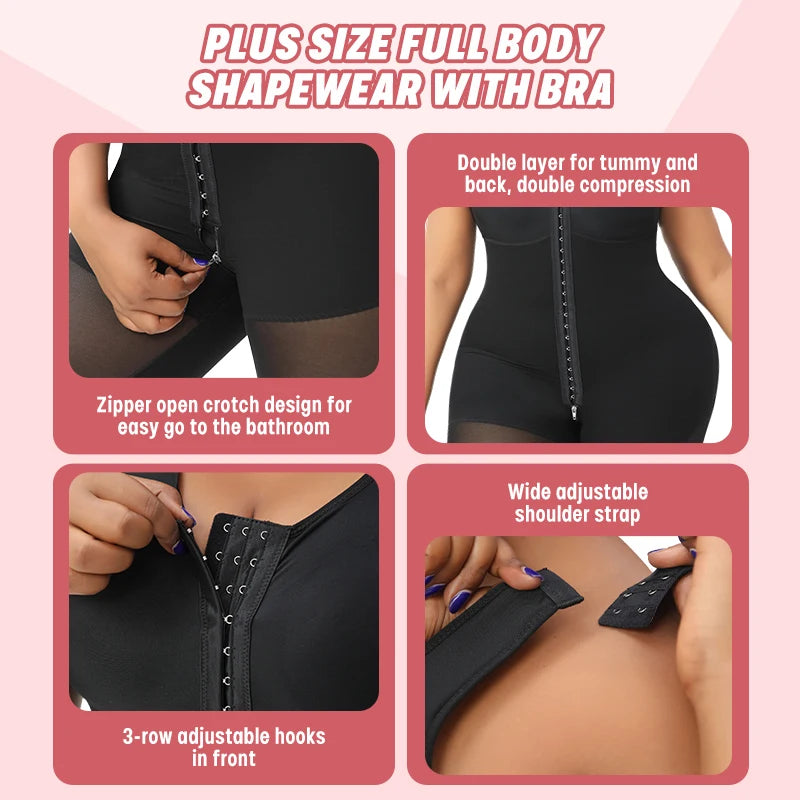 Ladies Plus Size Butt Lifting Compression Body Shaper – Larrycard