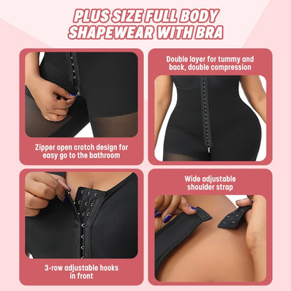 Ladies Plus Size Butt Lifting Compression Body Shaper – Larrycard