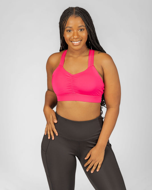 Y-Back Bra â€“ Battle Cry Pink