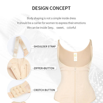 Anti Bacterial Full Body Shaper Bodysuit With Row – CS