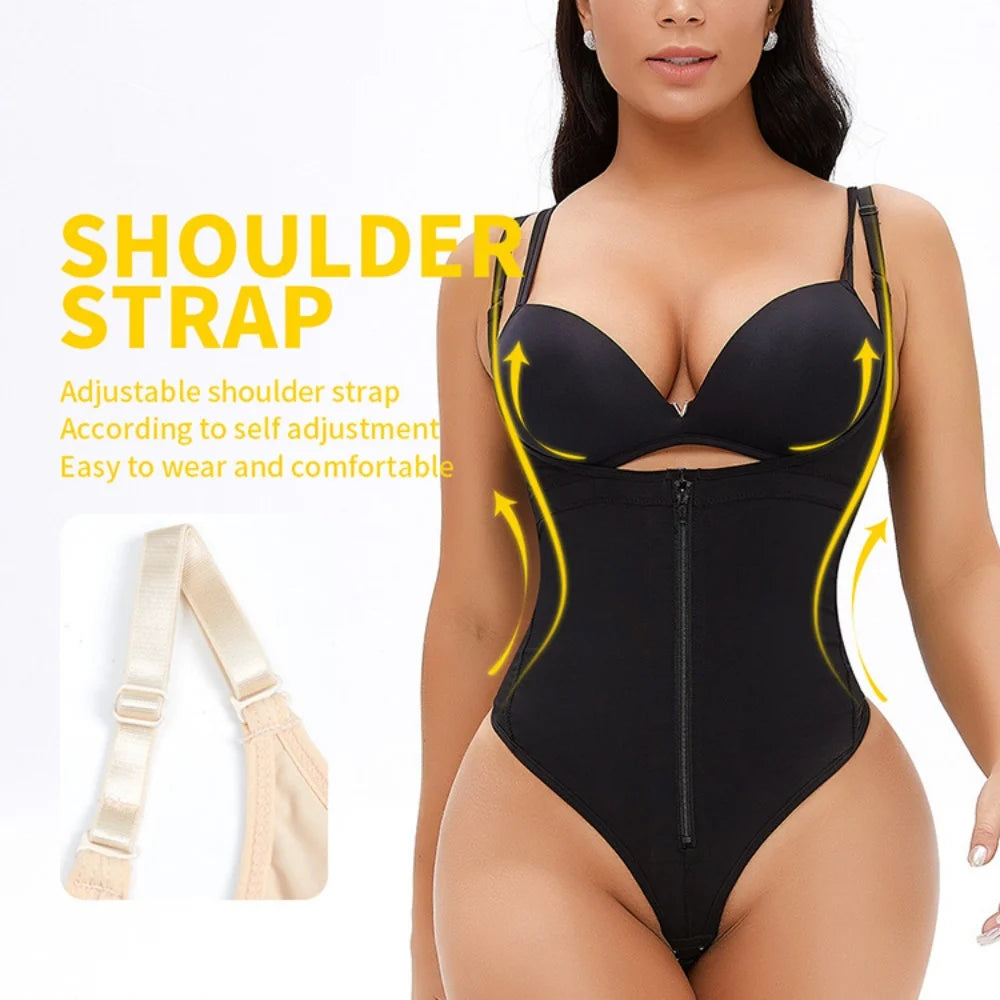 Anti Bacterial Full Body Shaper Bodysuit With Row – CS
