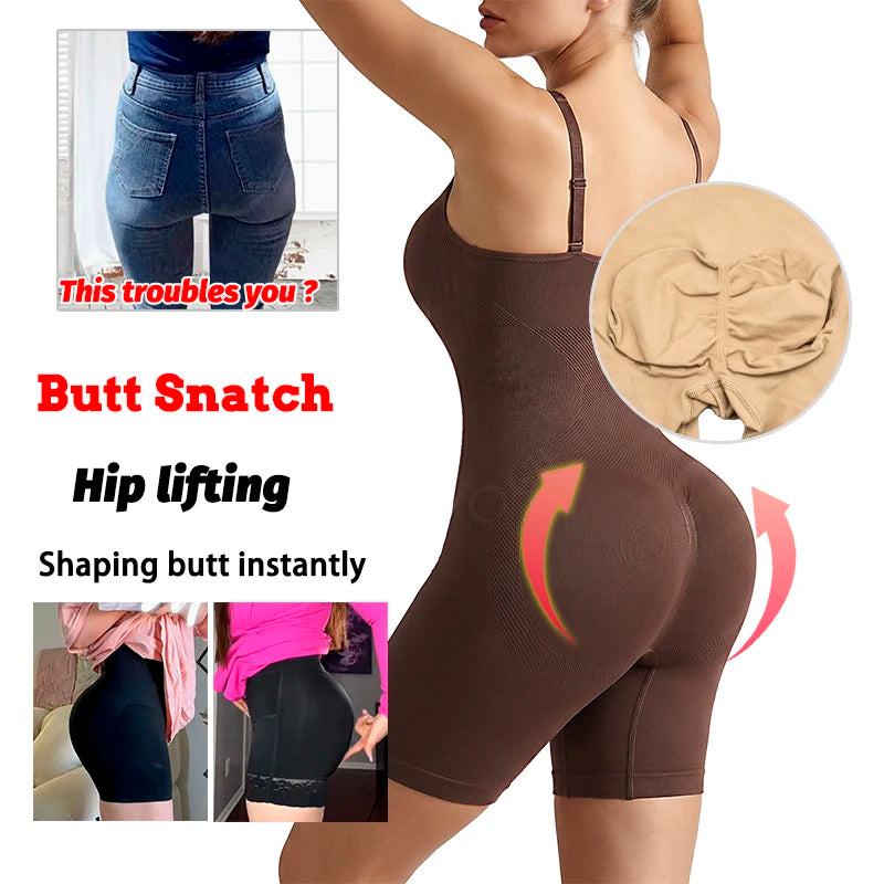 Plus Size One Piece High Compression Seamless Skim – OGLERAYS