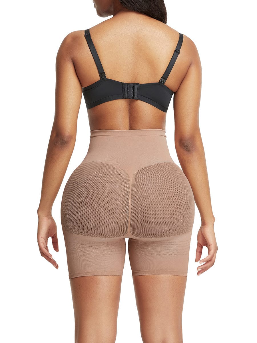 Women’s curve creator shapewear shorts with mesh butt design