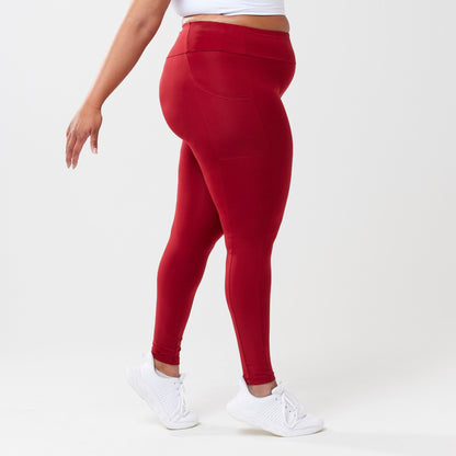 StayUP™ High-Rise Pocket Leggings - Red