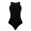 Women’s Crew Neck Thong Shapewear Jumpsuit – Sleeveless Seamless Tank Top Bodysuit with Tummy Control & Waist Slimming