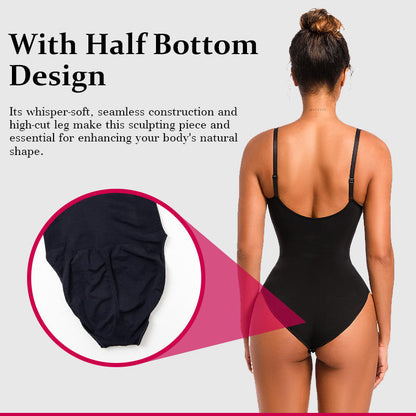 Shapewear – Ultra-Thin Seamless Bodysuit with High Compression & Tummy Control Fajashaper for Women