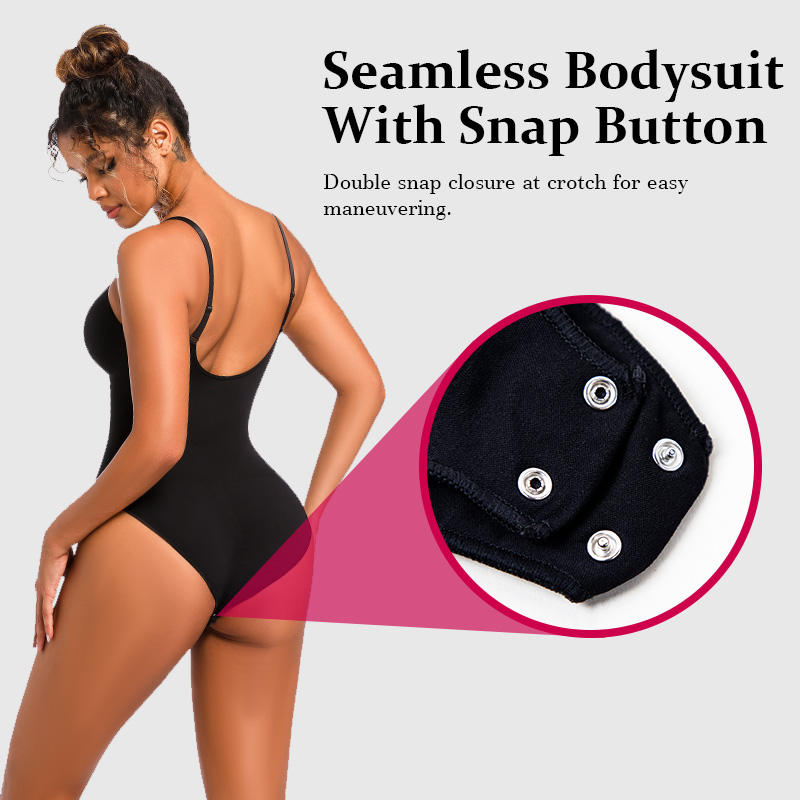 Shapewear – Ultra-Thin Seamless Bodysuit with High Compression & Tummy Control Fajashaper for Women