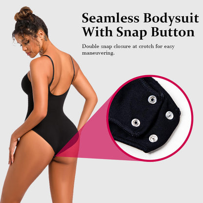 Shapewear – Ultra-Thin Seamless Bodysuit with High Compression & Tummy Control Fajashaper for Women