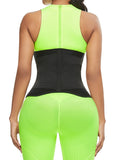 Neoprene Zipper Waist Trainer with 10 Steel Bones – Slimming Tummy Control Belt