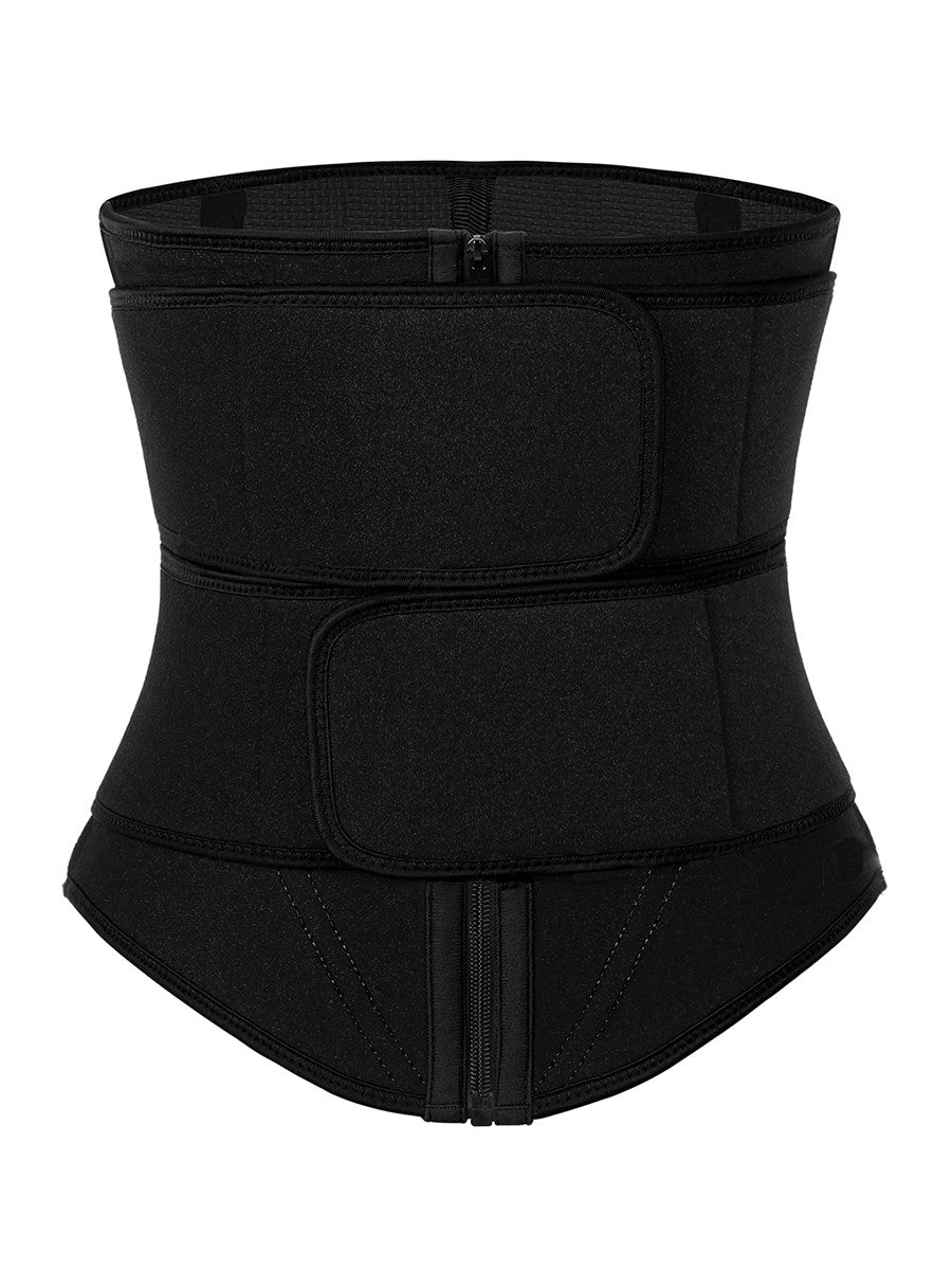 Neoprene Double Belts Waist Trainer – High Compression Sauna Shaper
