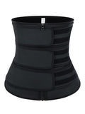 Black Three Belts Latex Waist Trainer Big Size – Highest Compression Shapewear