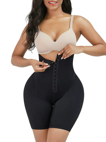 Medium Control High Waist Panty Shaper With Pads For Workout
