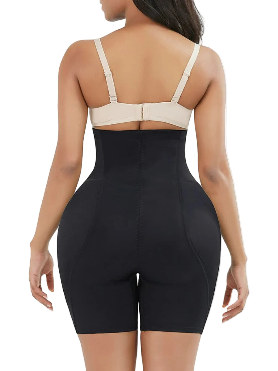 Medium Control High Waist Panty Shaper With Pads For Workout