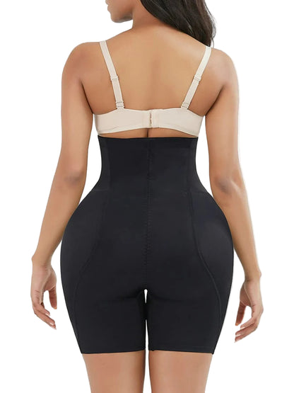 Medium Control High Waist Panty Shaper With Pads For Workout