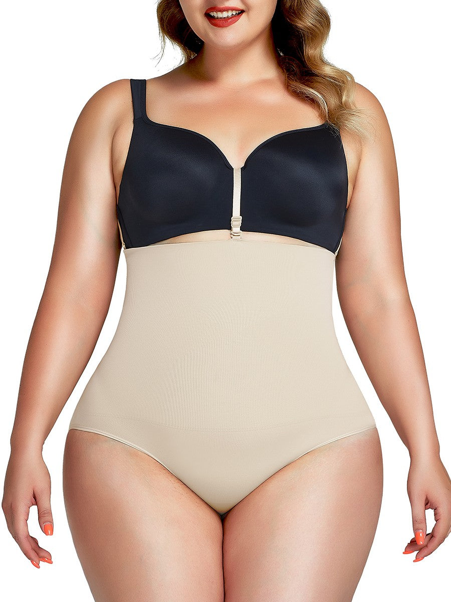High Cut Seamless High Waist Slimming Belly Panty – Tummy Control Shapewear
