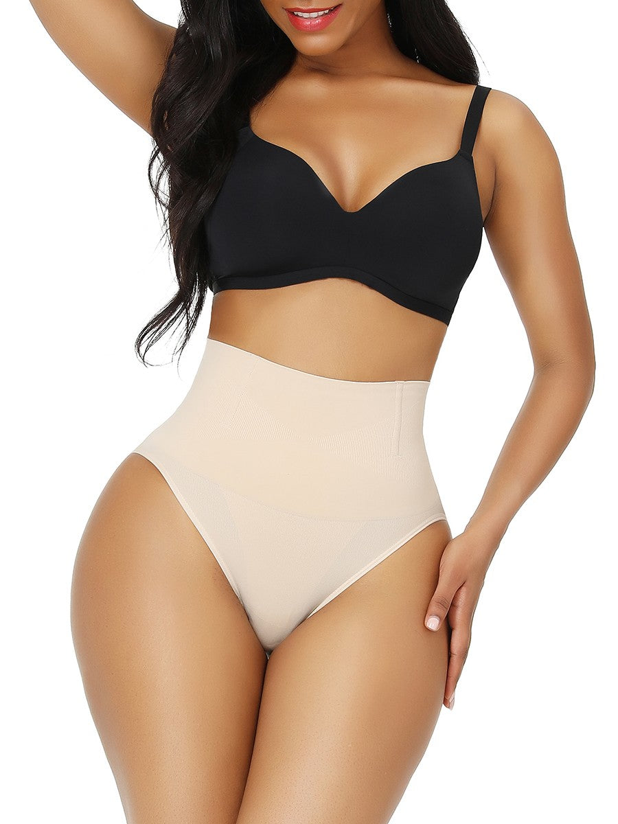 Nude Tummy Control Butt Shaping Panties – Seamless Curve Creator | High Waist Shapewear