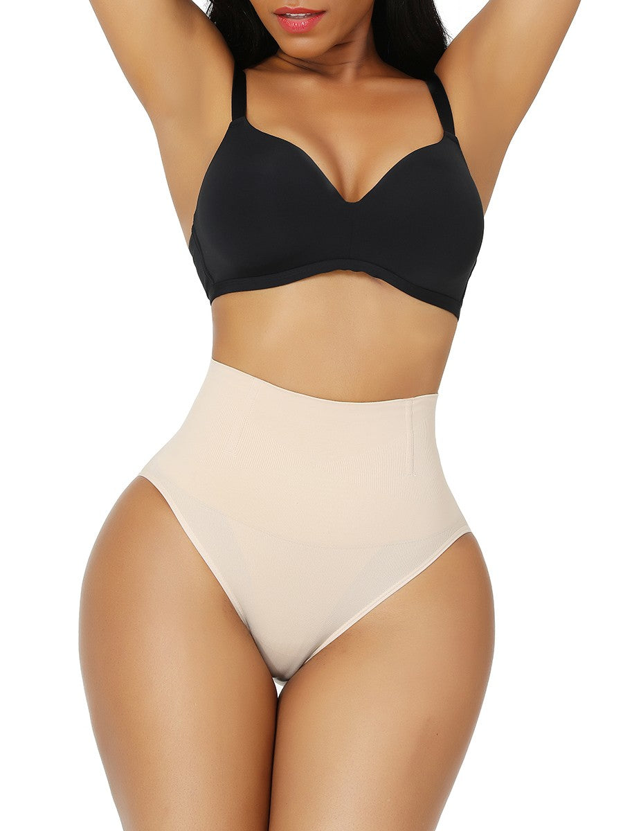 Nude Tummy Control Butt Shaping Panties – Seamless Curve Creator | High Waist Shapewear