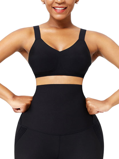 Seamless Shapewear Bra with Removable Pads & Instant Shaping Support