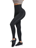Blue Neoprene High Rise Leggings Shaper with 3 Rows Hooks – Figure Slimmer