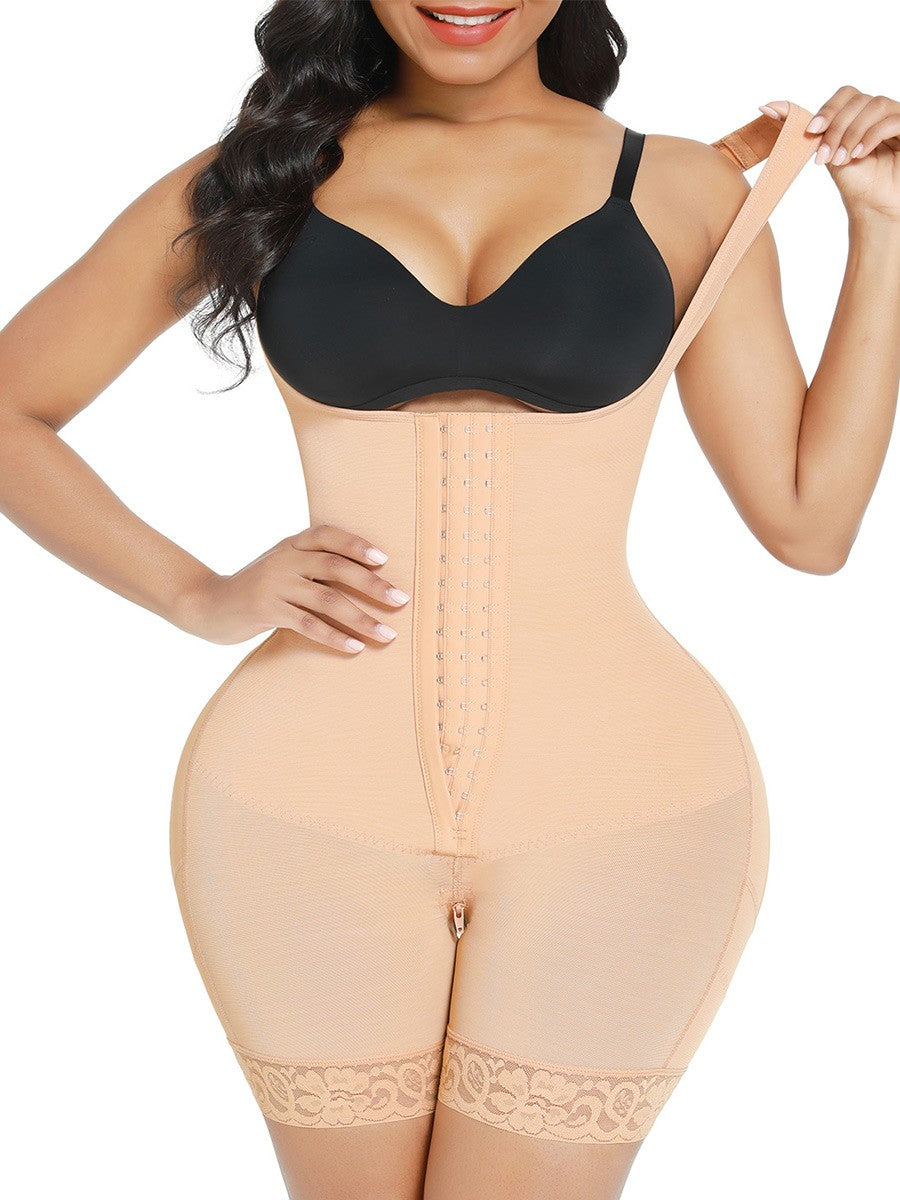 Full Body Shapewear for Women Compression Knit Tummy Trimmer Control Bodysuit