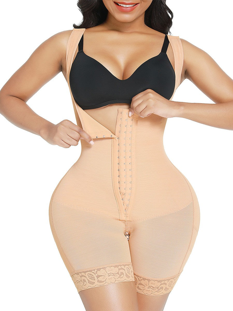 Full Body Shapewear for Women Compression Knit Tummy Trimmer Control Bodysuit
