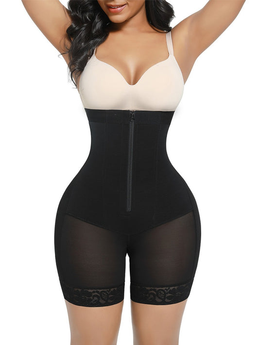 High Waist Abdomen Trimmer Control Bodysuit – High Compression Shapewear