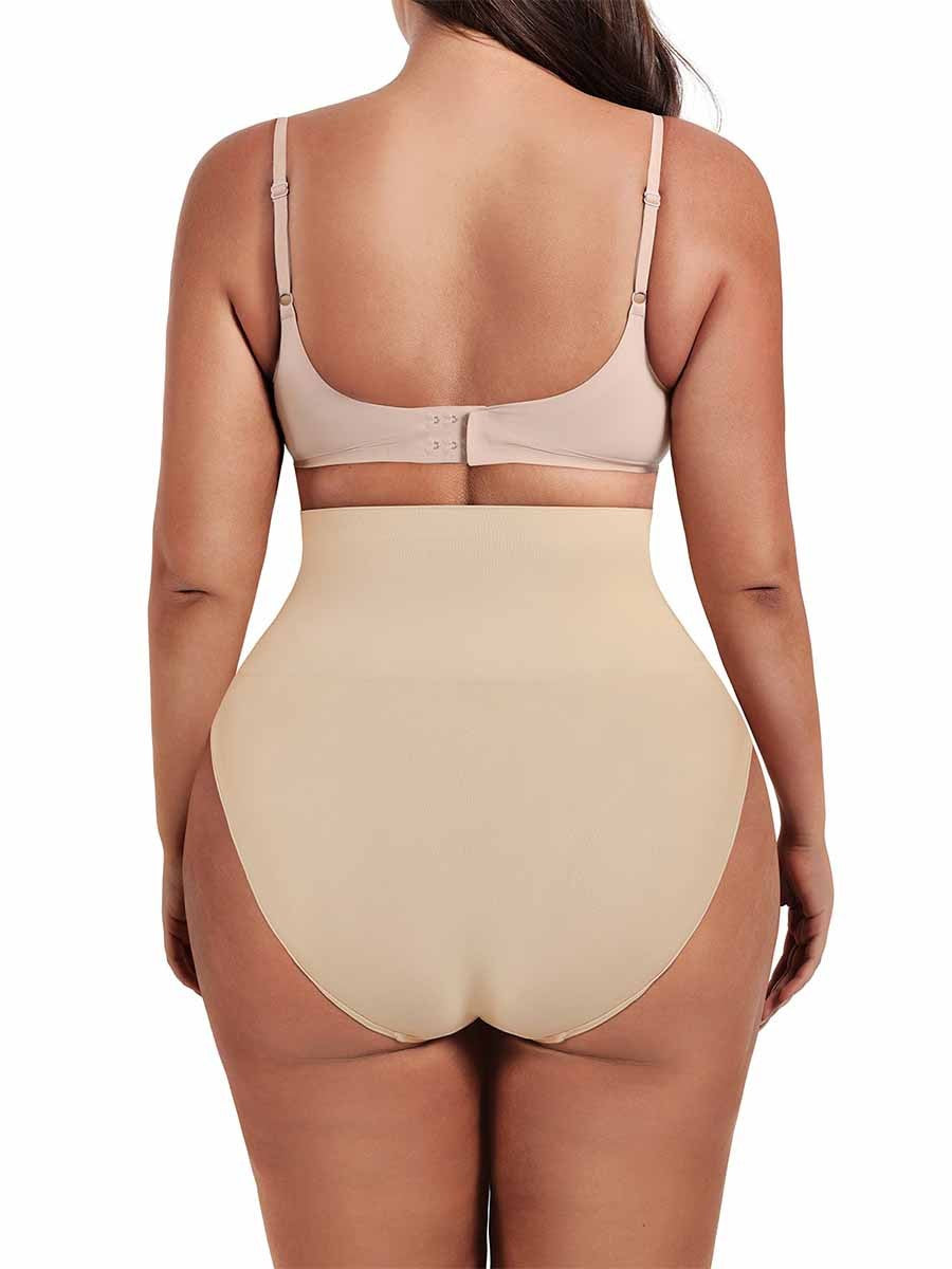 Eco-Friendly High Waist Seamless Shapewear Shorts | Tummy Control Compression Thong